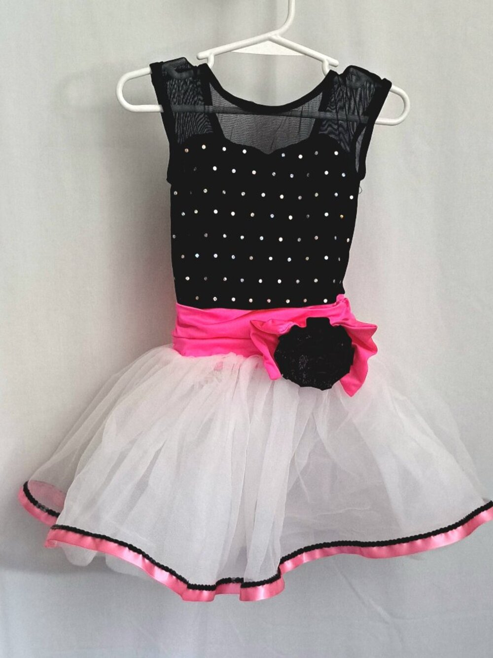 Weissman - Pink Black and White Dance Costume - Girl's XS